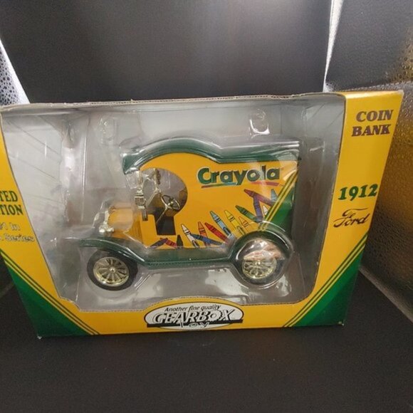 1998 Crayola 1912 Ford Van Ltd Ed Coin Bank Collectors Series - Picture 2 of 7